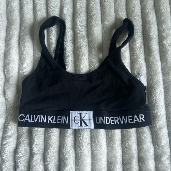 Calvin Klein Underwear Women’s XS Black Bralette - Picture 1 of 4